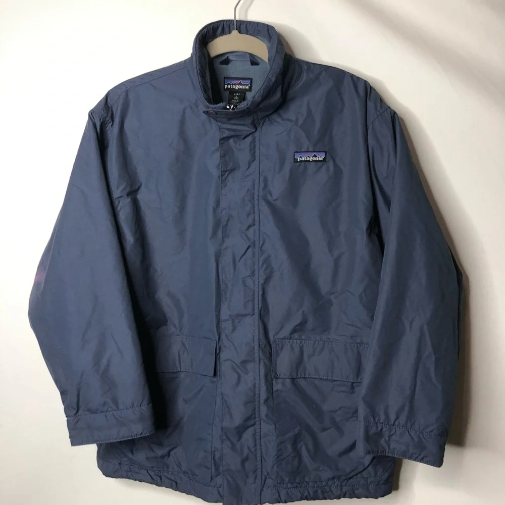 Patagonia Boy grey puffer jacket size 12 - Picture 5 of 8